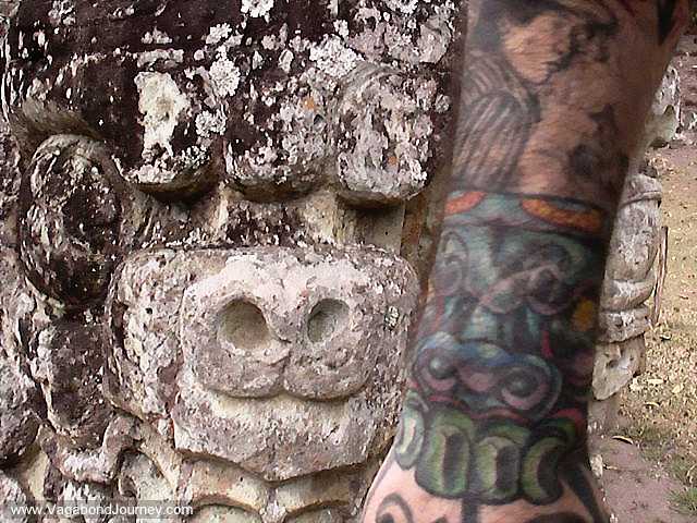 I was tattooed many years ago with a drawing of this alter tattoos mayan