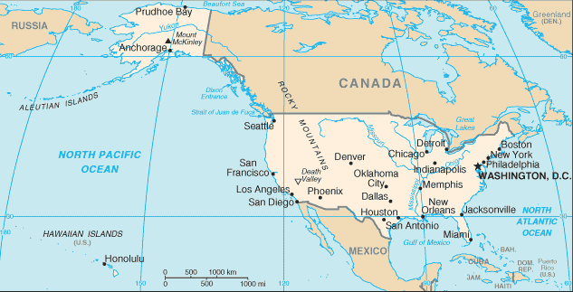 map of america states. States of America.