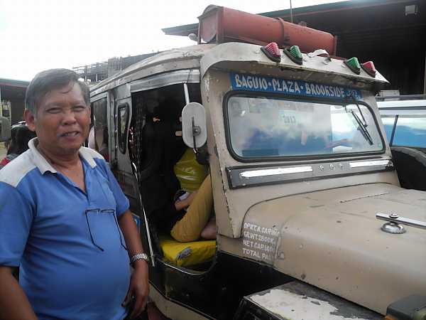 Philippines Jeepney with driver