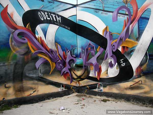 3D graffiti by Odeith