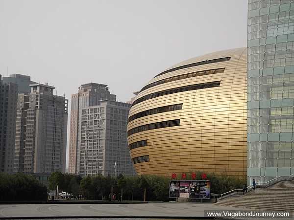 The Zhengzhou museum -- sure, it looks like a clutch of golden Easter eggs, but it's still pretty cool