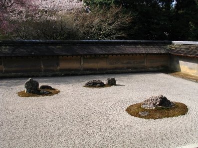 Enlightenment At Ryoanji Rock Garden