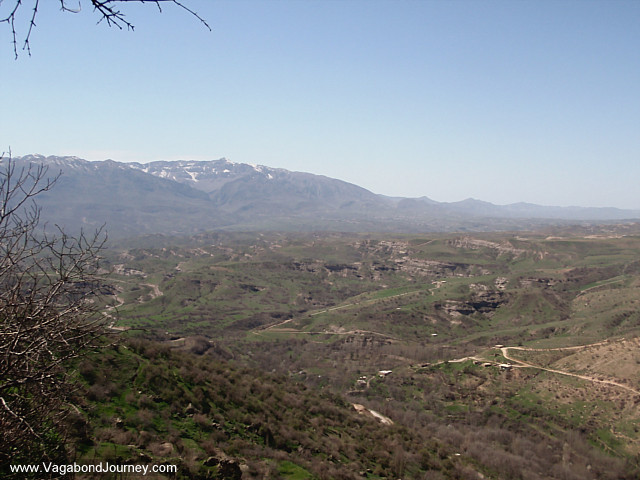 mountains and countryside of northern iraq
