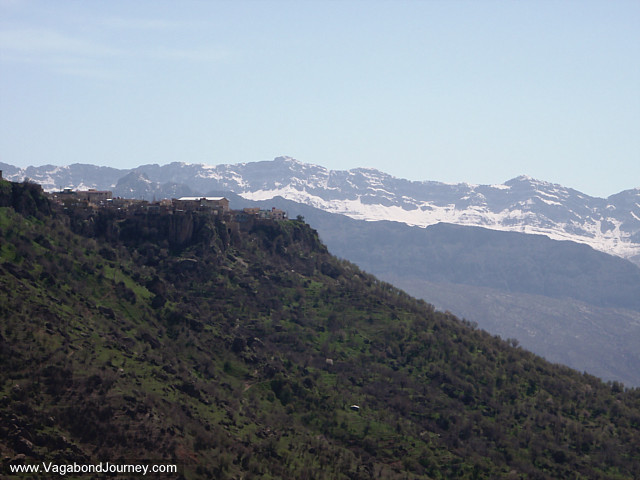 picture of snowy mountains of northern iraq