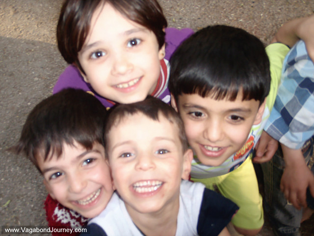 syrian children smile