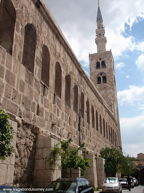 stone architecture in damascus, syria
