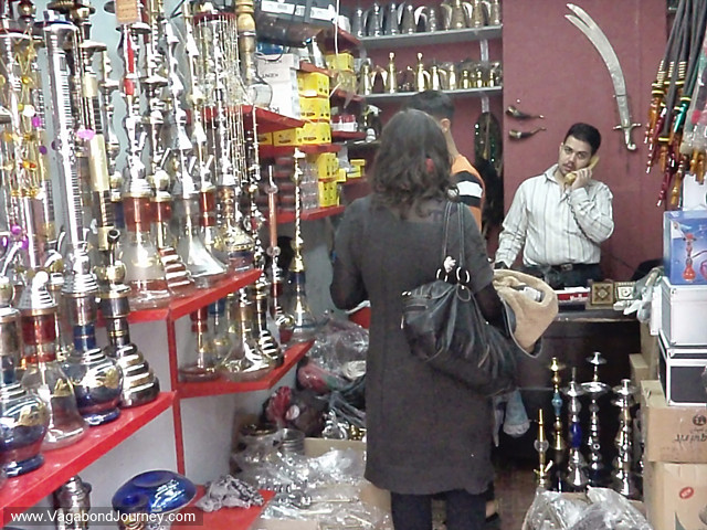 chaya buying hookah tobacco