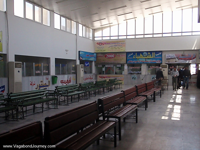 international bus station in damascus, syria