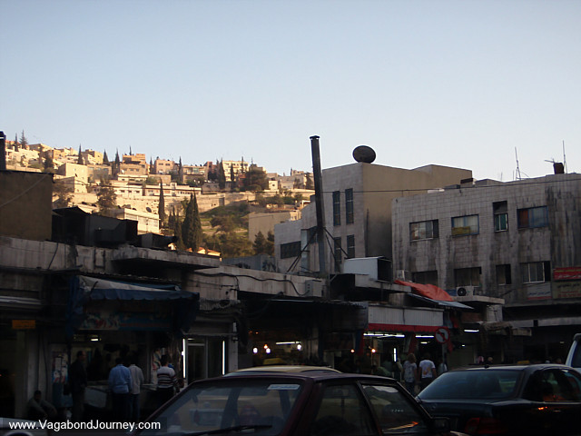 shops in streets of jordan