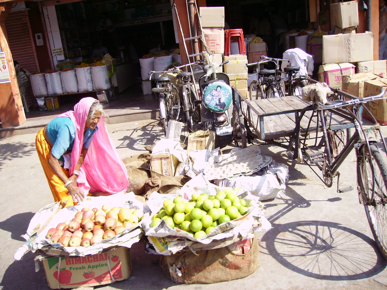 indian fruit vendor